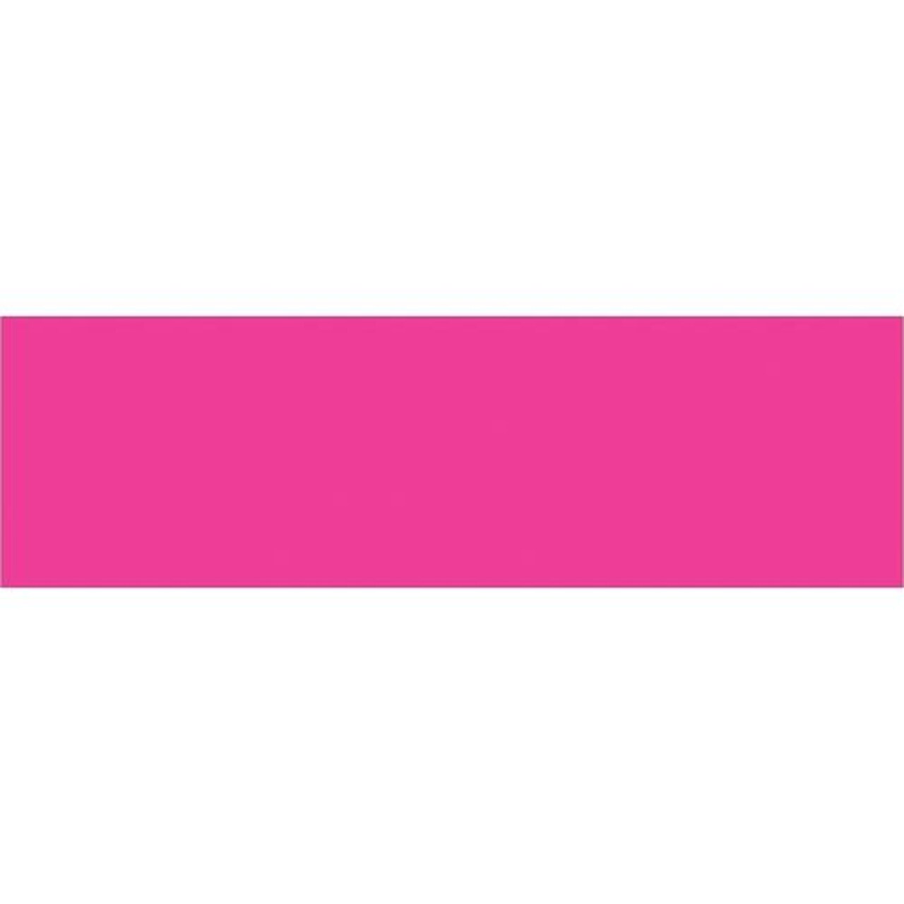 Tape Logic Inventory Rectangle Labels, 3" x 10", Fluorescent Pink, 250/Roll